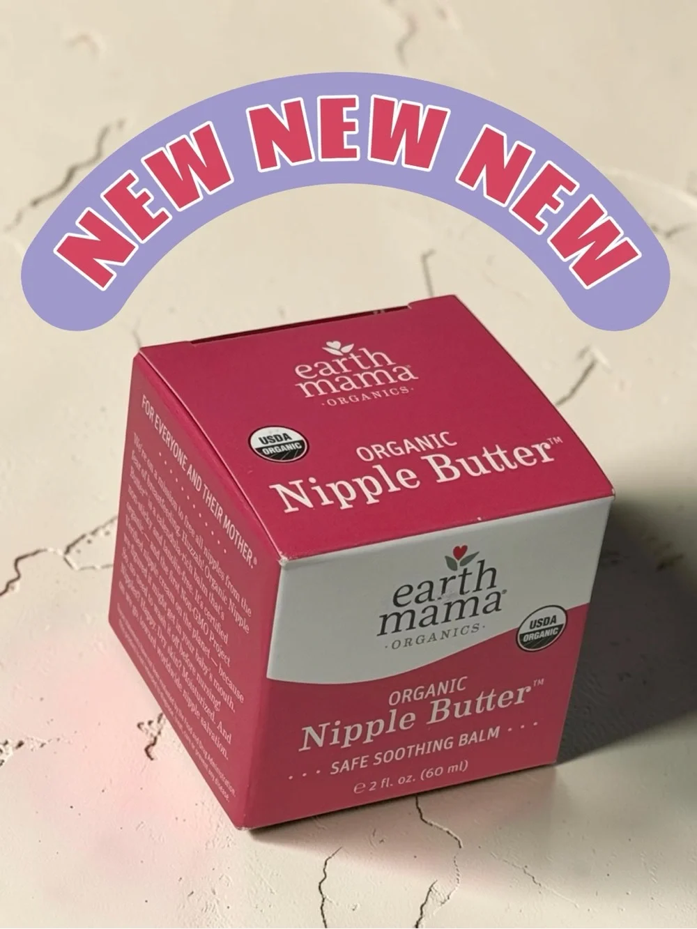 🤱🌿 Earth Mama Organic Nipple Butter – 2 oz (Lanolin-Free)